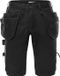 Fristads Korte werkbroek stretch dames 2904 GWM - Zwart - 36