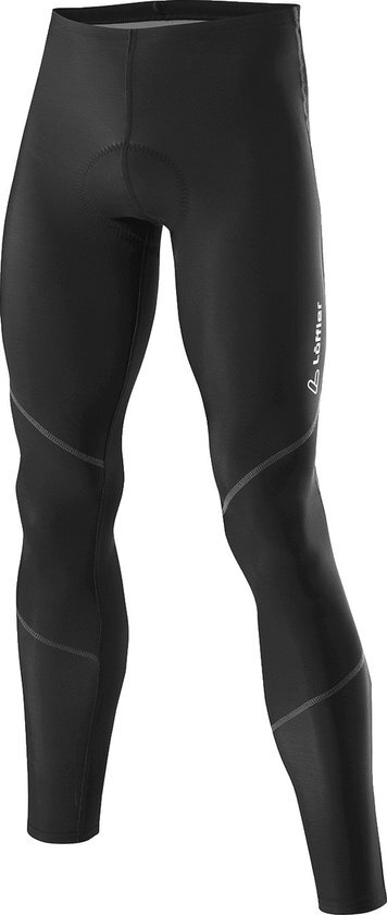 Löffler Evo Elastische Fiets Leggings Heren, black