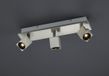 Trio Leuchten Cuba Spot Metaal Nikkel Mat LED 3x4W + 1x8W 3000K IP20