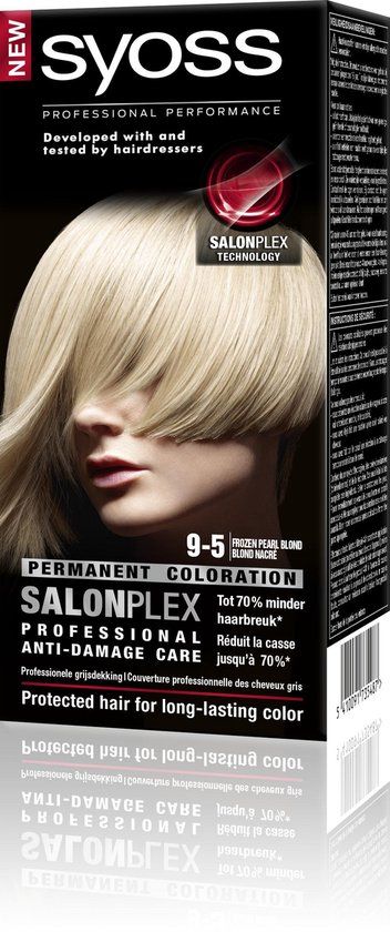 SYOSS Color Salonplex 9-5 Frozen Pearl Blond - 1 stuk