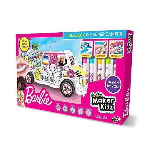 Mondo Toys-maker Kitz pull back DIY Super Camper - Barbie - 51232