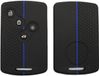 Bol Housse de clé de voiture en silicone - Ligne noir+bleu - Convient pour Renault Clio