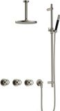 Hotbath Cobber - CW7067 - Inbouw Regendoucheset - Geborsteld Nikkel