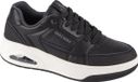 Skechers Uno Court 183140-BLK Heren Zwart Lage Sneakers Maat 45