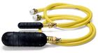 Brinko Nettoyeur de canalisations à pression d'eau 40-80 mm, tuyau de 150 cm, noir/jaune, 1 pièce