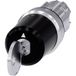 Siemens 3SU10505BL010AA0 3SU1050-5BL01-0AA0 Interrupteur à clé 2 x 45 ° IP66, IP67, IP69/IP69K 1 pièce(s)