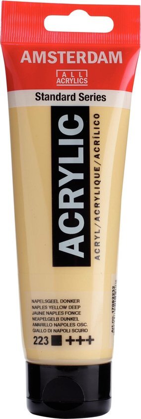 Amsterdam Standard acrylverf tube 120ml - Napelsgeel donker - dekkend