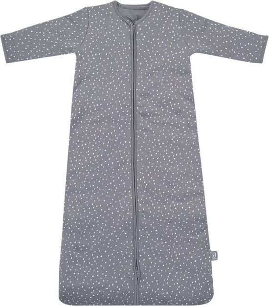 Jollein 4-Seizoenenslaapzak - Spickle Grey - 70cm - Katoen - 3-18 maanden