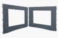 Quick Star - 2 panneaux latéraux 250x190cm pour tonnelle de jardin Antik tonnelle tente de réception 3x3m paroi latérale gris