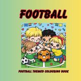 Football: football themed colouring book