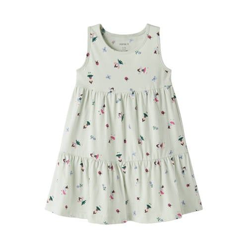NAME IT MINI zomerjurk mintgroen