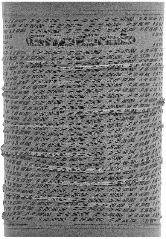 GripGrab GripGrab Freedom Seamless Warp Gebreide nekwarmer, grijs