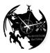 Instant Karma Clocks Vinyl Wandklok voor Klimmen Avontuur Berg Liefhebbers Klimmers Extreme Sport Decoratieve Wandhorloge