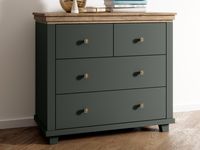 Evoco Commode EVOCO 4 tiroirs vert