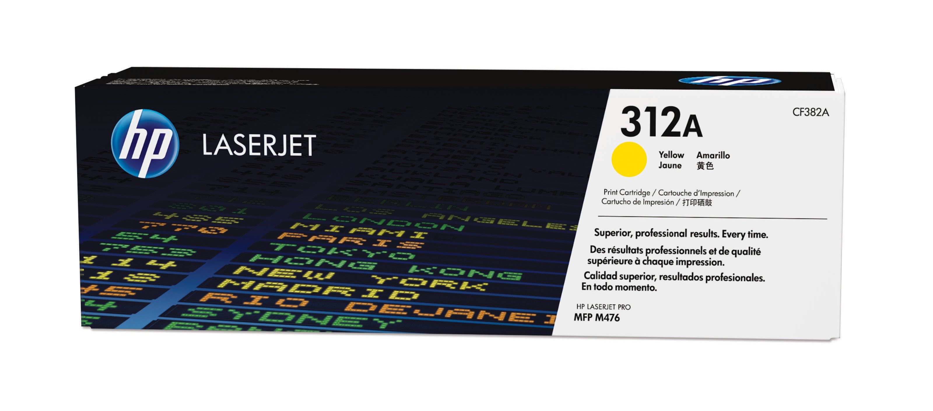 HP 312A Yellow Toner Cartridge for HP LaserJet Pro M476 - Original