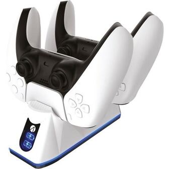 Stealth Gear controller-oplaadstation PS5 Twin Charging Dock - wit