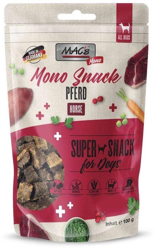 MAC's Mono Hondensnacks - Gemaakt van Konijn - 110 g
