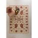NOUS Living vloerkleed Romina burgundy/groen (290x200cm)