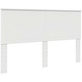 Tête de lit blanc brillant 160 cm bois d'ingénierie