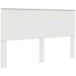 Tête de lit blanc brillant 160 cm bois d'ingénierie