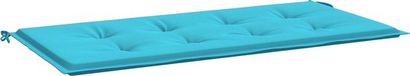 vidaXL Stoelkussen Oxford Stof Turquoise 100 x 50 x 3 cm