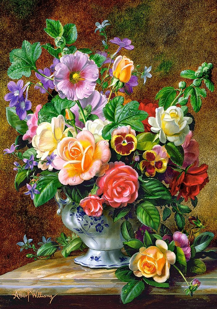 Castorland Flowers in a Vase - 500 stukjes Puzzel - Multicolor - Unisex - Vanaf 9 jaar