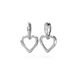 Guess - JUBE04617JWRHT/U - Oorbellen - Dames - Mon Amour - Staal - Zilver