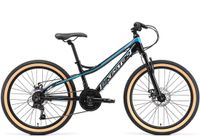 Bikestar Hardtail MTB 24 inch - Zwart/Blauw - 21 Versnellingen - Unisex