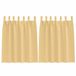 vidaXL Blackout Gordijnen met Ringen 2 st Beige 140 x 140 cm Polyester