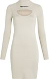 Karl Lagerfeld A4w13010 Jurk Beige M Vrouw