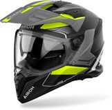 Airoh Bandit Tune Endurohelm - Zwart Matt/grijs/neon-geel - Maat XS