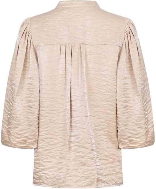 Nukus Rosie Blouse Shiny Zand Nks02140 - Blouse - Women - Size L - Viscose