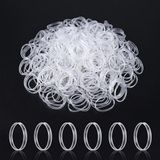 1000 stuks haarelastiekjes voor meisjes, geschikt voor kinderen, haarvlechten, bruiloftskapsel, kleine dreadlocks