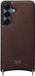 AVY Leren Hoesje geschikt voor Samsung Galaxy S25 / S24 | Compatibel met MagSafe | Leather Case | Back Cover | Chocolate