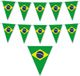 Merkloos / Sans marque Espa Nv Brazilie vlaggenlijn - 5x - 500 cm - plastic