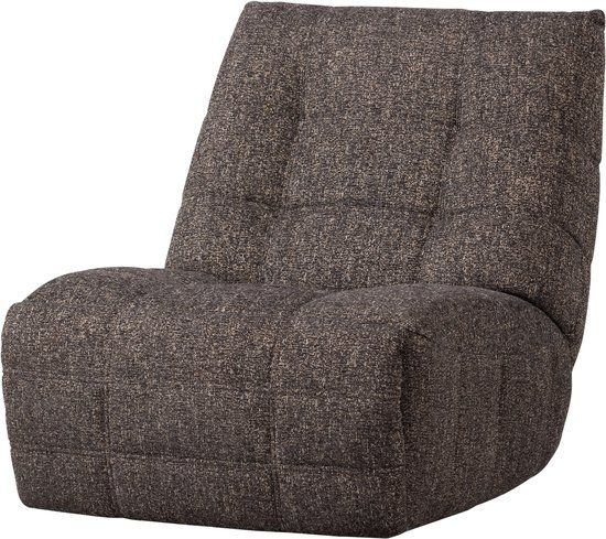 WOOOD Hein Relaxfauteuil Elektrisch - Geweven stof - Antraciet/Bruin