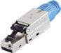 BKL Electronic RJ-45 stekker, CAT 8.1, zonder gereedschap.. STP 10121216 Zilver 1 stuk(s)