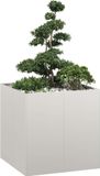 Maison Exclusive - Jardinière 80x80x80 cm, en acier inoxydable