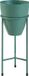 en.casa Plantenstandaard Asten - 40.5x16 cm - Vert - Metaal