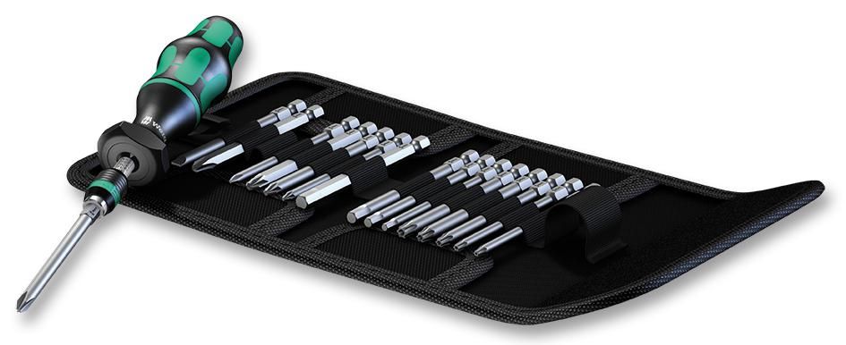 Wera 05059293001 Handschroevendraaiers - 16 bits - Zwart - Met koffer