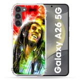Versterkte Samsung Galaxy A26 5G Versterkte hoes Muziek Bob Marley Color