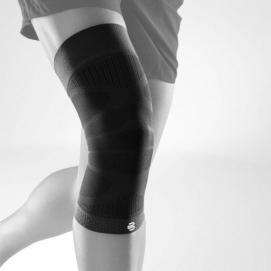 Bauerfeind Sports Compression Knee Support - Zwart - S - 1 Stuk