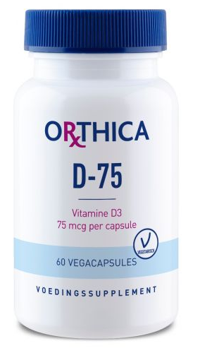 Orthica Vitamine d-75 180 capsules