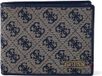 GUESS Boston Bifold Wallet Sand Blue donkerblauw
