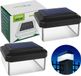GreenBlue - Tuinlamp - LED-zonnelamp voor paal, 60x40 mm, envelopvormige kap, GB125, 2 stuks