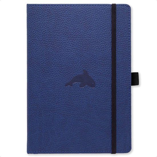 Dingbats* Wildlife A4 Notebook - Blue Whale - Plain - A4+