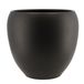 DK Design Bloempot/plantenpot - Vinci - zwart mat - voor kamerplant - D29 x H31 cm