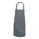 Rijst FPB-2K73X80_S schort, grijs/staalblauw, 73x80 cm