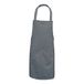 Rijst FPB-2K73X80_S schort, grijs/staalblauw, 73x80 cm