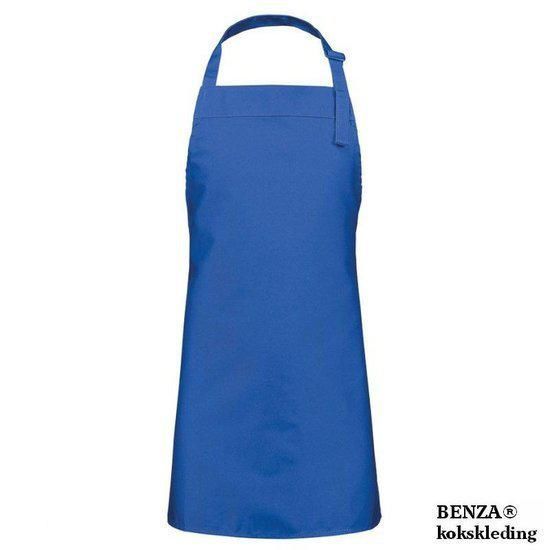 Benza Schort Keukenschort voor Kinderen Neutraal, Blanco: Kobaltblauw (50 x 60 cm)